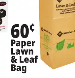 Ocean State Job Lot Single Paper Lawn & Leaf Bag offer