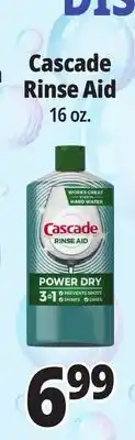 Ocean State Job Lot Cascade Rinse Aid 16 oz offer