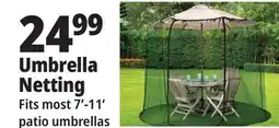 Ocean State Job Lot Outdoor Living Accents Universal Umbrella Netting 10' offer