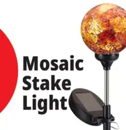 Ocean State Job Lot Mosaic Solar Garden Stake Light offer