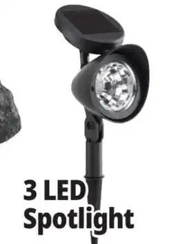 Ocean State Job Lot Outdoor Living Accents Solar LED Spotlight 12.5 offer