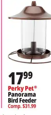 Ocean State Job Lot Perky Pet Panorama Wild Bird Feeder offer