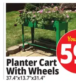 Ocean State Job Lot Mobil Garden Planter Cart offer