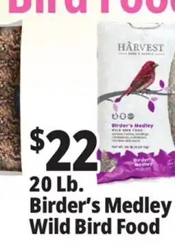 Ocean State Job Lot Harvest Birder's Medley Wild Bird Food 20 lbs offer