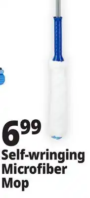 Ocean State Job Lot Gleam Self-Wringing Microfiber Mop offer