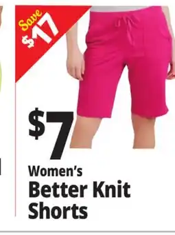 Ocean State Job Lot Women's Better Knit Shorts offer