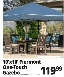 Ocean State Job Lot Piermont 10'x10' One-Touch Instant Gazebo offer