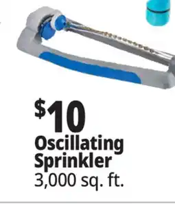 Ocean State Job Lot Tiller & Rowe Oscillating Sprinkler 3 000 sqft offer