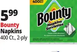 Ocean State Job Lot Bounty Napkins offer
