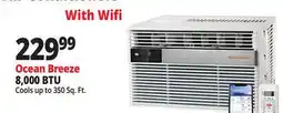 Ocean State Job Lot Ocean Breeze 8 000 BTU Window Air Conditioner offer