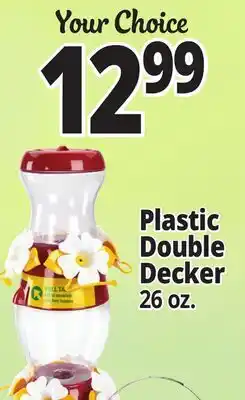Ocean State Job Lot Perky-Pet Double Decker Hummingbird Feeder offer