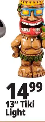 Ocean State Job Lot Solar Tiki Light 13 offer