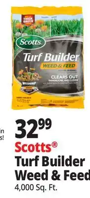 Ocean State Job Lot Scotts Turf Builder Weed & Feed 4 000 sq ft offer