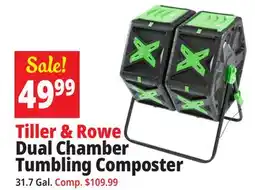 Ocean State Job Lot Tiller & Rowe Dual Chamber Tumbling Composter offer
