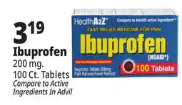 Ocean State Job Lot Ibuprofen 200 mg Tablets 100 Count offer