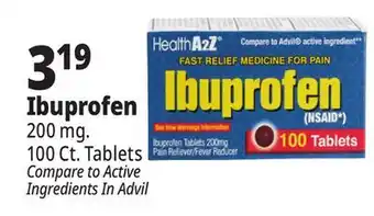 Ocean State Job Lot Ibuprofen 200 mg Tablets 100 Count offer