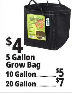 Ocean State Job Lot Grow Bag offer
