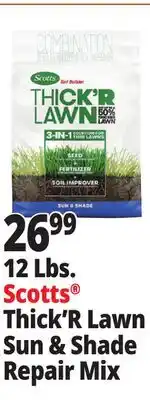 Ocean State Job Lot Scotts Thick'r Lawn Turf Builder 12 lbs offer