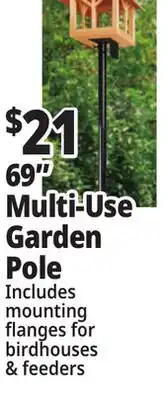 Ocean State Job Lot Tiller & Rowe Multi-Use Garden Pole 69 offer