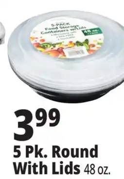 Ocean State Job Lot Round Food Container 14.4 oz offer