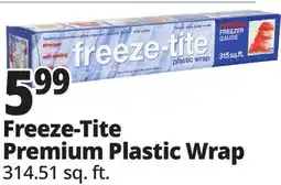 Ocean State Job Lot Freeze-Tite Premium Plastic Wrap offer