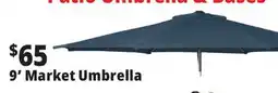 Ocean State Job Lot 9' Aluminum Market Umbrella with Tilt offer