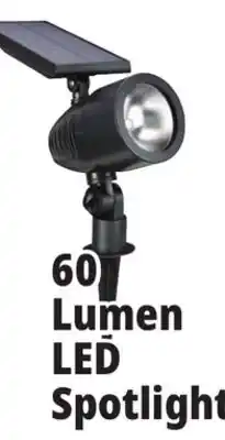 Ocean State Job Lot Outdoor Living Accents Solar LED Spotlight offer