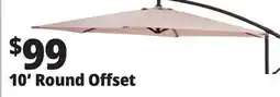 Ocean State Job Lot 10' Offset Patio Umbrella offer