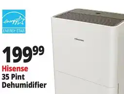 Ocean State Job Lot Hisense Energy Star 35 Pint 3-Speed Dehumidifier White offer