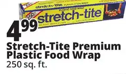 Ocean State Job Lot stretch-tite Premium Plastic Food Wrap 250 sq ft offer