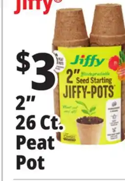 Ocean State Job Lot 2 Biodegradable Seed Starting Jiffy-Pots 26 Pots offer