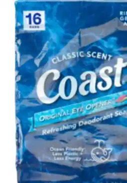 Ocean State Job Lot Coast Classic Scent Refreshing Deodorant Bar Soap 16 Count offer