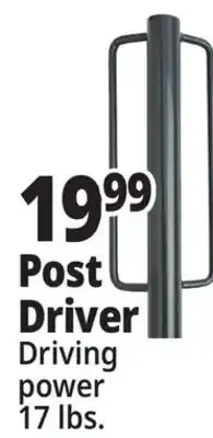 Ocean State Job Lot Tiller & Rowe Post Driver offer