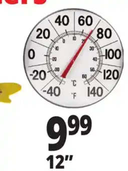Ocean State Job Lot 12.5 Garden Thermometer offer