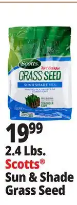 Ocean State Job Lot Scotts Turf Builder Sun & Shade Grass Seed 2.4 lbs offer