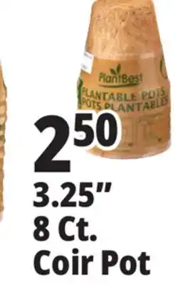 Ocean State Job Lot PlantBest Plantable 3.25 Coconut Coir Pots 8 Count offer