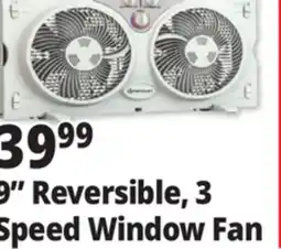 Ocean State Job Lot Penguin 9 Twin Window Fan offer