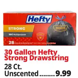 Ocean State Job Lot Hefty Strong Lawn & Leaf 39 Gallon Trash Bags 18 Count offer