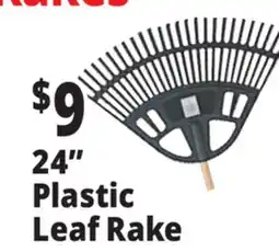 Ocean State Job Lot 24 Plastic Leaf Rake offer
