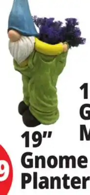 Ocean State Job Lot 19 Gnome Planter offer