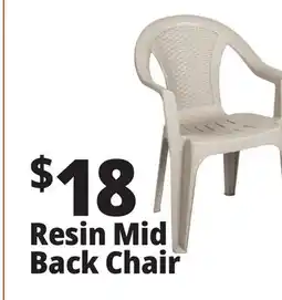 Ocean State Job Lot Midback Resin Chair offer