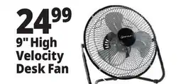 Ocean State Job Lot Penguin High Velocity Desk Fan 9 offer