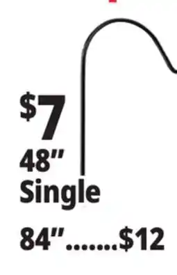 Ocean State Job Lot 48 Single Shepherd Hook offer