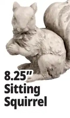 Ocean State Job Lot Squirrel Cement Statue Gray offer