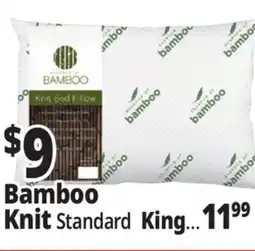 Ocean State Job Lot Essence of Bamboo Knit Jumbo Pillow offer