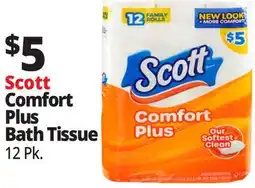 Ocean State Job Lot Scott Comfort Plush Bathroom Tissue 12 Count offer