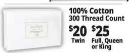 Ocean State Job Lot 100% Cotton 300 Thread Count offer