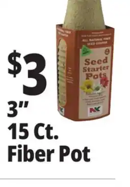 Ocean State Job Lot NK Lawn & Garden All Natural Fiber 3 Round Seed Starter Pots 15 Pots offer