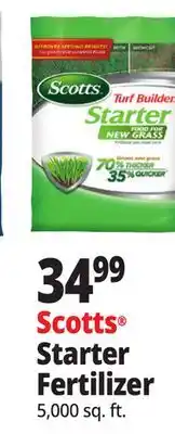 Ocean State Job Lot Scotts Turf Builder Starter Food for New Grass 5 000 sq ft offer