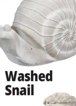 Ocean State Job Lot Snail Cement Statue Gray offer